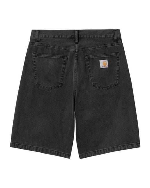 Carhartt Wijde Pijp Zwart Stone Washed Jeans in het Black voor heren