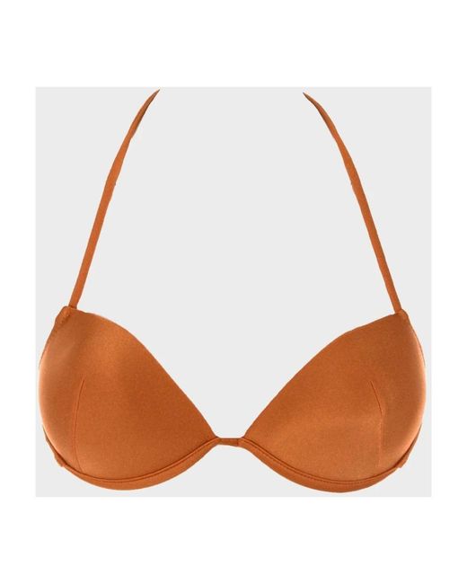 FK Basic Halter Bikini Top in het Blue