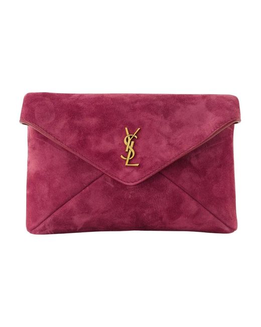 Saint Laurent Red Clutches