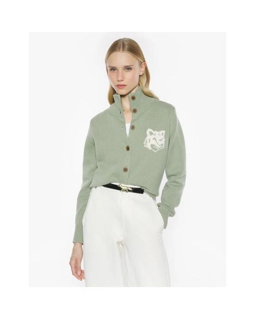 Cardigans Maison Kitsuné de color Green