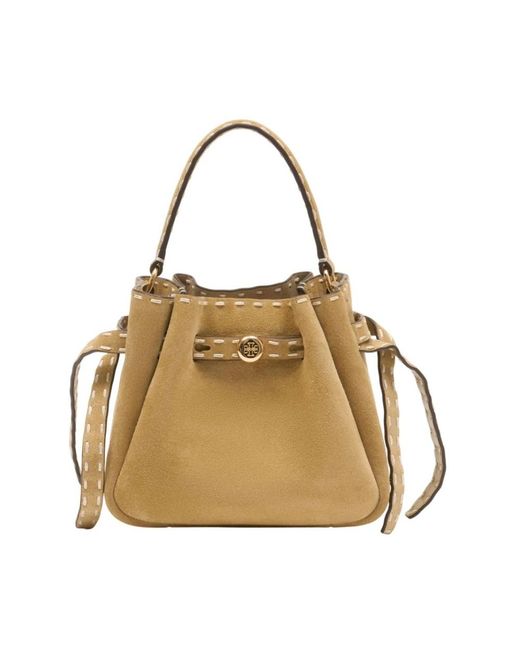 Tory Burch Natural Bucket Bags