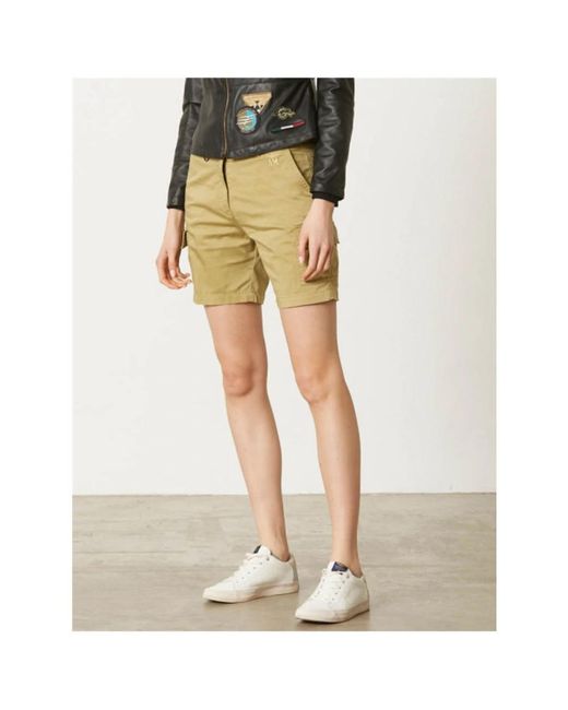 Aeronautica Militare Green Short Shorts