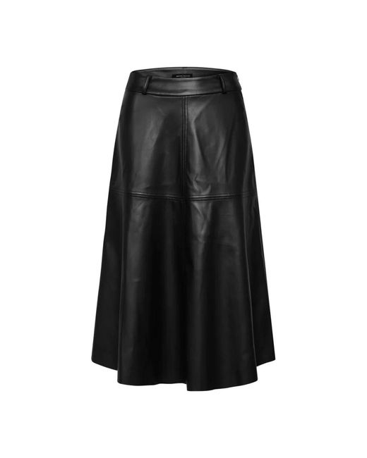 Midi Skirts Bruuns Bazaar de color Black