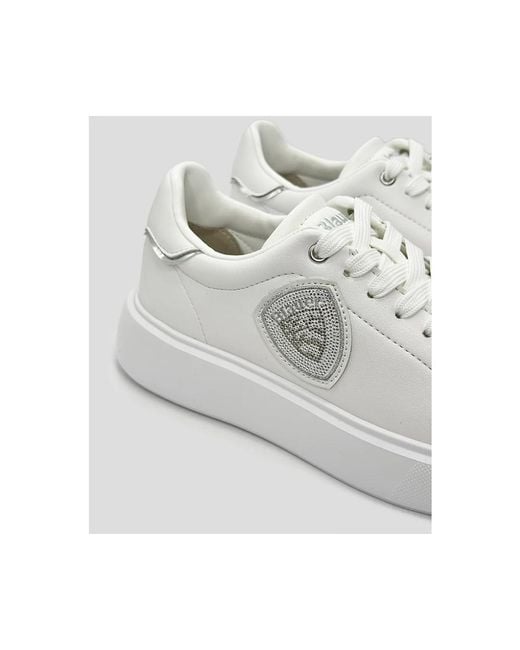 Blauer White Sneakers