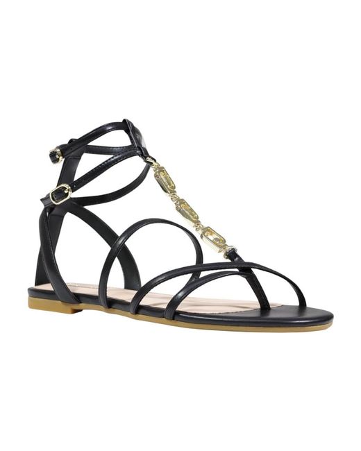 Liu Jo Black Flat Sandals