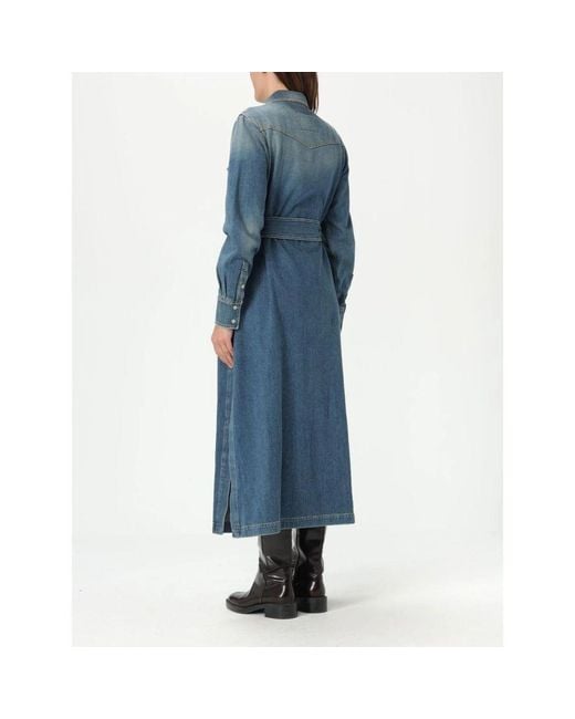 Shirt Dresses di Golden Goose Deluxe Brand in Blue