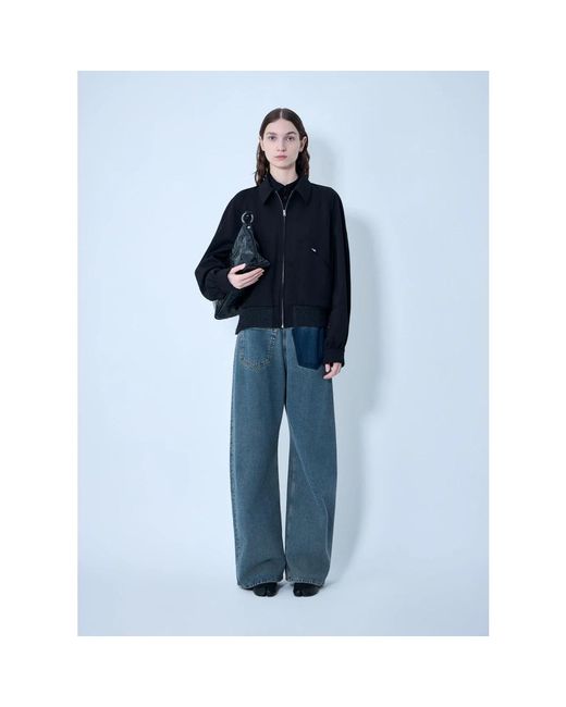 Maison Margiela Blue Bomber Jackets