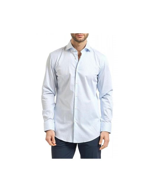 Boss Blue Formal Shirts for men