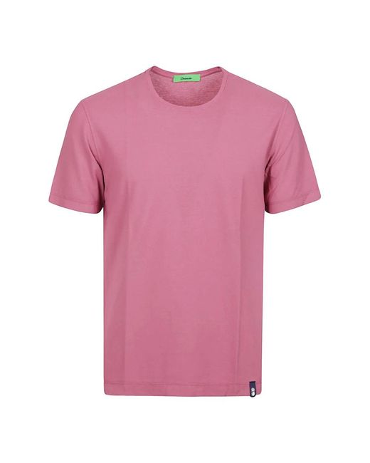 Drumohr Pink T-Shirts for men