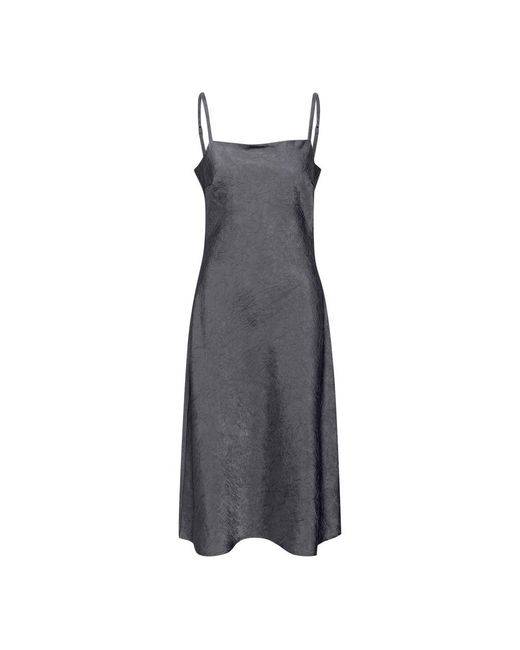 Part Two Gray Midi Dresses