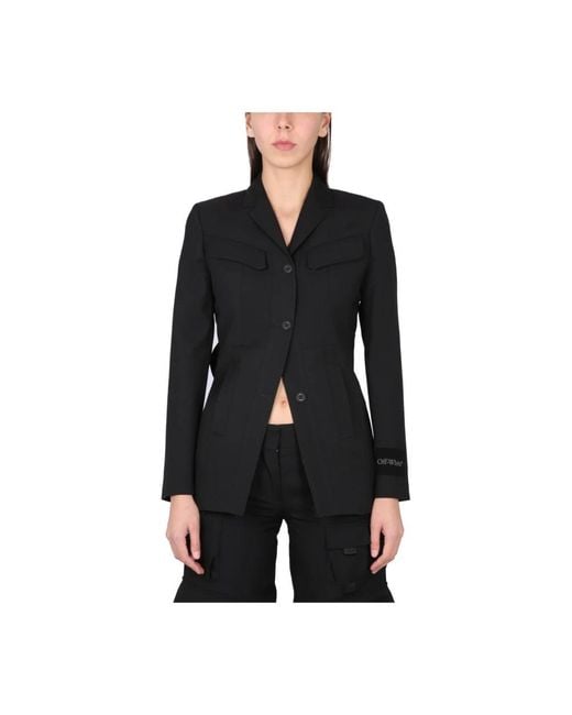 Off-White c/o Virgil Abloh Black Blazers