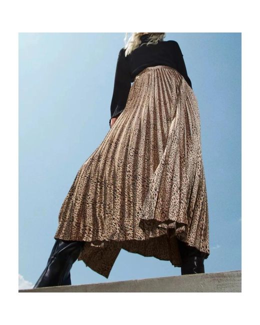 Twinset Brown Maxi Skirts
