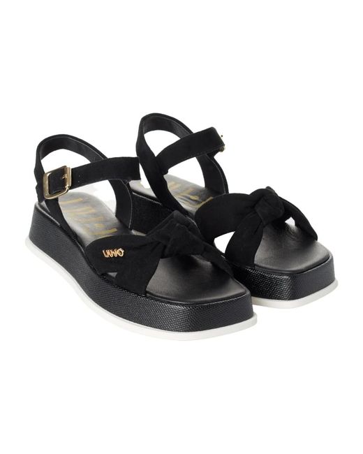 Liu Jo 4a4719p0021 Vrouwen Platform Sandalen in het Black