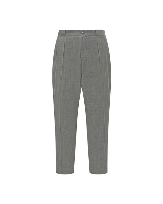 Boss Gray Suit Trousers for men