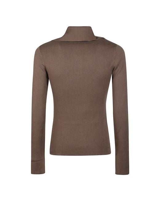 Entire studios Brown Turtlenecks for men