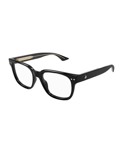 Montblanc Black Glasses for men