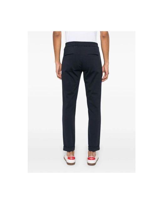 Michael Coal Blue Slim-Fit Trousers for men