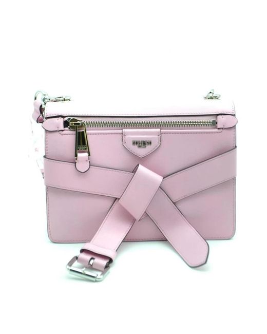 Moschino Purple Shoulder Bags