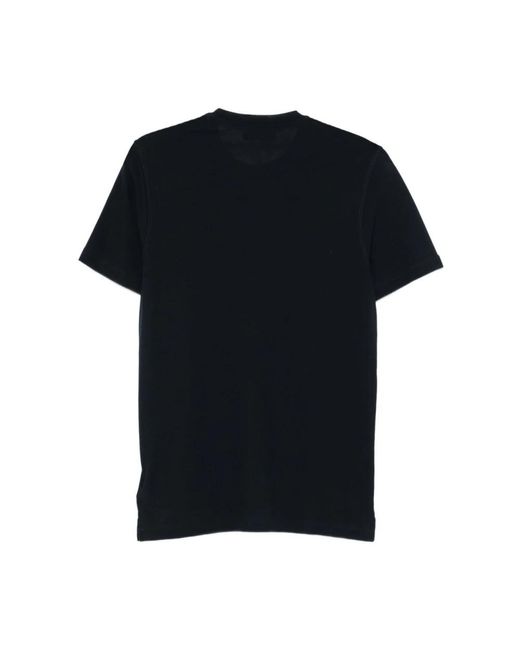Zanone Zwarte T-Shirts En Polos in het Black voor heren