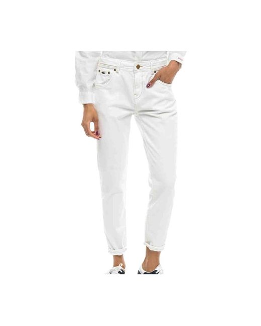 Pepe Jeans White Cropped Jeans