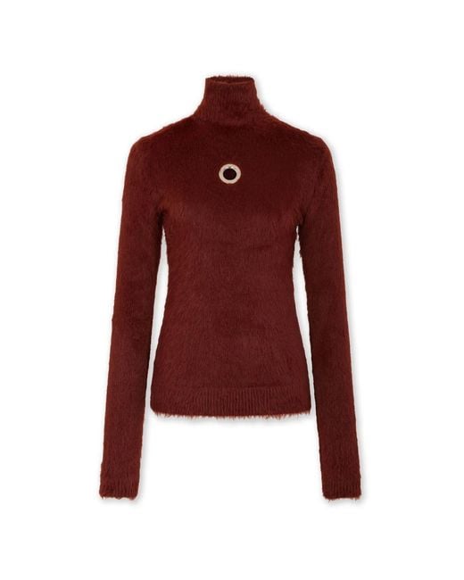 Rabanne Red Turtlenecks