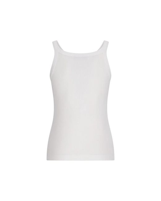 Fendi White Sleeveless Tops