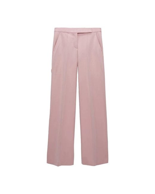 Dorothee Schumacher Pink Wide Trousers