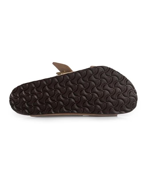 Birkenstock Brown Sliders