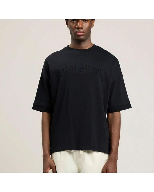 Palm Angels Black T-Shirts for men