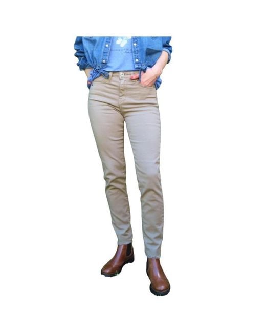 Denim Studio Blue Slim-Fit Trousers