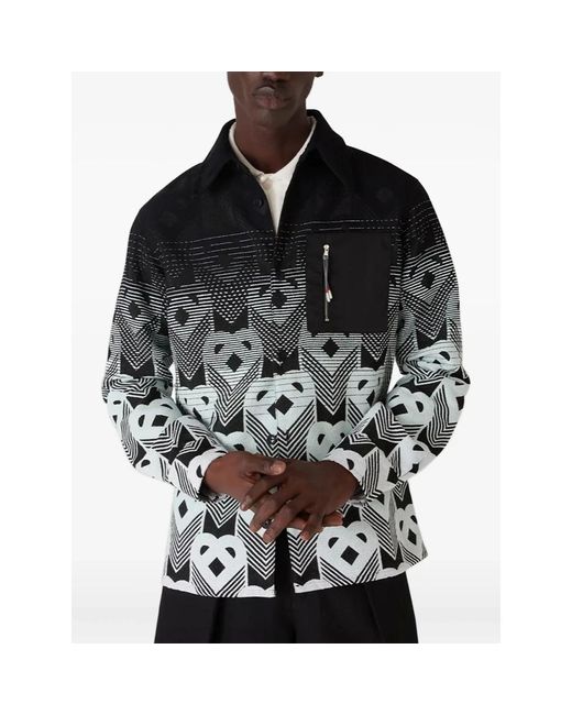 Casablanca Black Casual Shirts for men