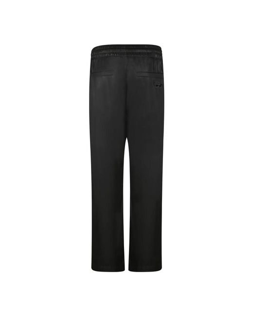 DIESEL Gray Straight Trousers