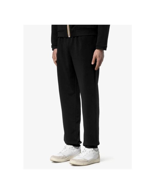 K-Way Black Sweatpants for men