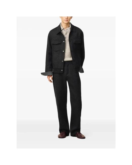 AMI Trucker Jacket in het Black voor heren