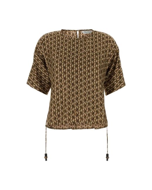 Max Mara Natural Blouses
