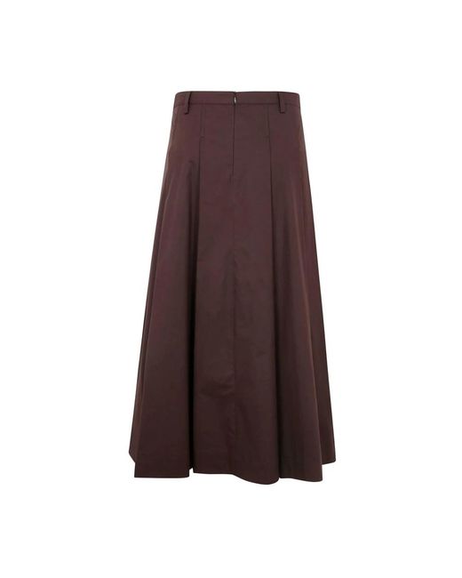 Midi Skirts Seventy de color Brown
