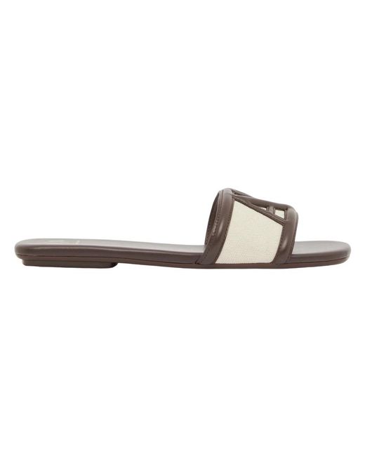 ARMANI EXCHANGE Brown Sliders