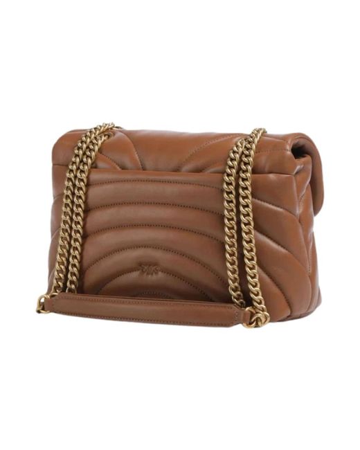 Pinko Brown Shoulder Bags