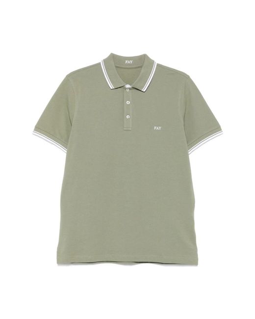 Fay Polo Shirts in het Green voor heren