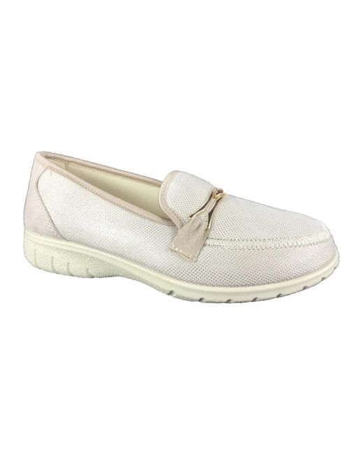 Fischer Schoenen ,Stijlvolle Mocassin Schoenen in het White