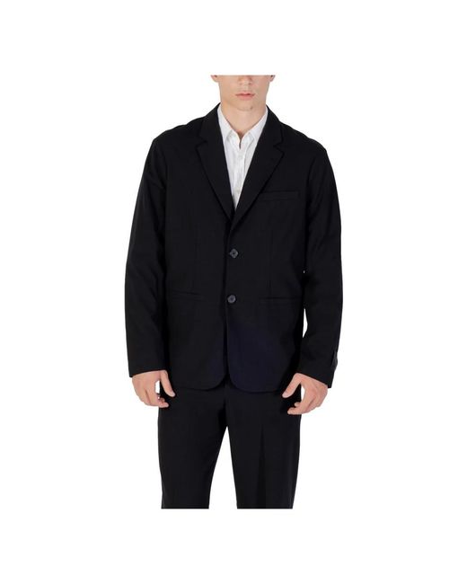 ARMANI EXCHANGE Black Blazers for men