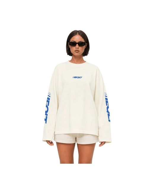 Equalite Tops ,Wit ,Adrien Longsleeve in het White