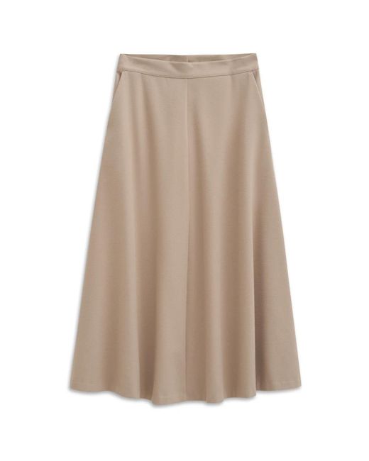 Bugatti Rokken ,Polyester Elastische Viscose Midi Rok in het Brown