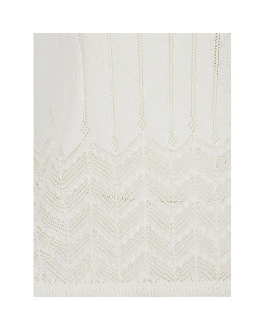 McQueen White Sleeveless Tops