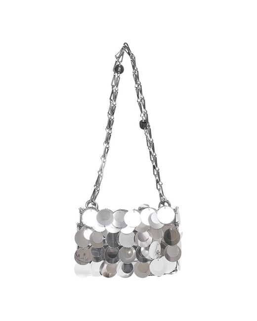Rabanne White Shoulder Bags