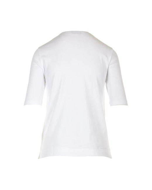 Gran Sasso White Weiße pullover kollektion
