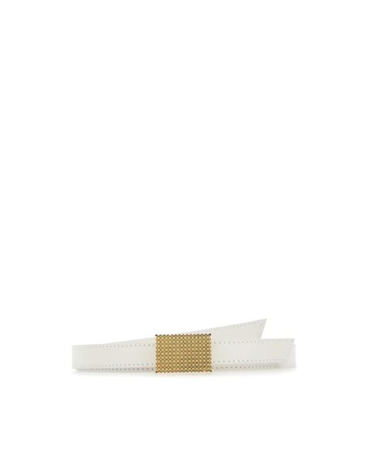 Lanvin White Belts