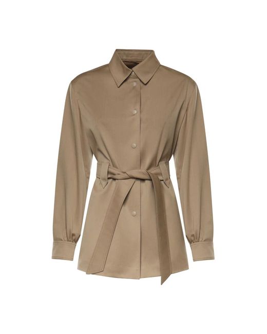 Shirts Max Mara de color Natural