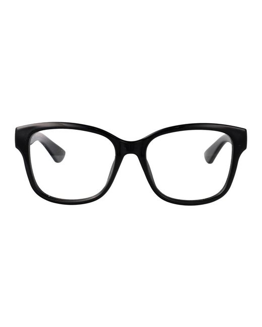 Gucci Black Rechteckige Damenbrillen