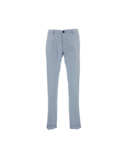 Incotex Broeken ,Blauw ,Katoen Chinos in het Blue voor heren